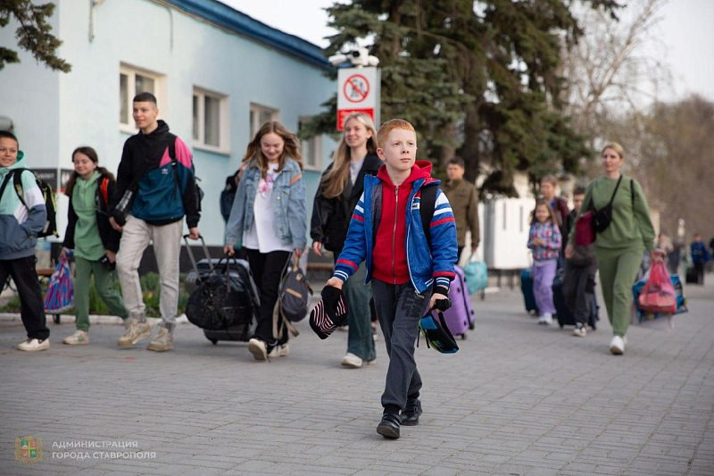 470 детей из Белгорода принял Ставрополь в апреле