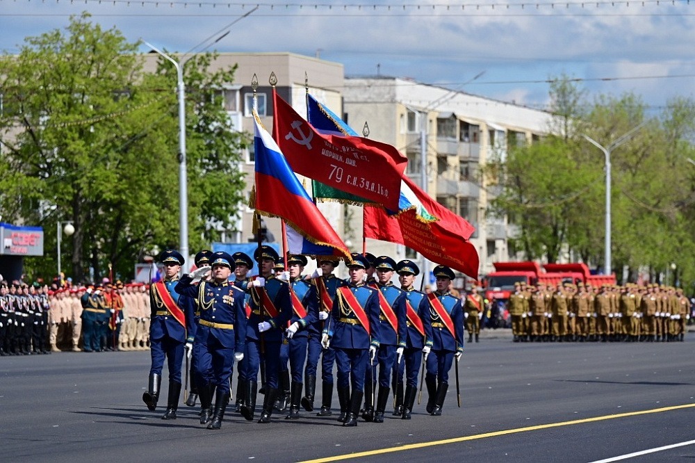 В Уфе прошёл торжественный парад в честь 79-й годовщины Победы в Великой Отечественной войне